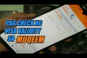 muqeem.sa how to visa validity check